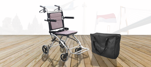 Onemed 1100 Kursi Roda Traveling dengan Tas, Nyaman dan Mudah Dibawa