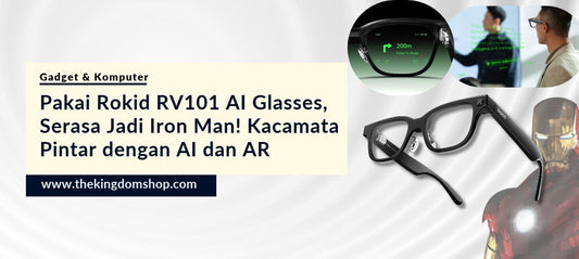 Pakai Rokid RV101 AI Glasses, Serasa Jadi Iron Man! Kacamata Pintar dengan AI dan AR