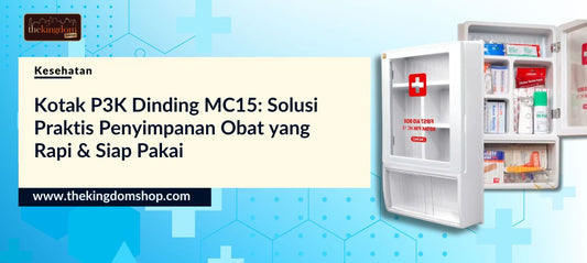 Kotak P3K Dinding MC15: Solusi Praktis Penyimpanan Obat yang Rapi & Siap Pakai