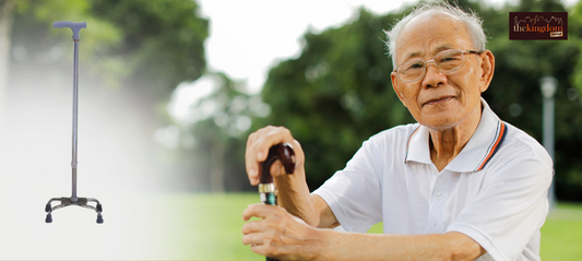 Tongkat Pyramid B Onemed EK924 / FS924: Solusi Alat Bantu Jalan yang Stabil dan Nyaman untuk Lansia