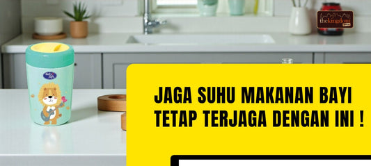 Jaga Suhu Makanan Bayi Tetap Terjaga Dengan Baby Safe Vacuum Flask Food Jar TER05