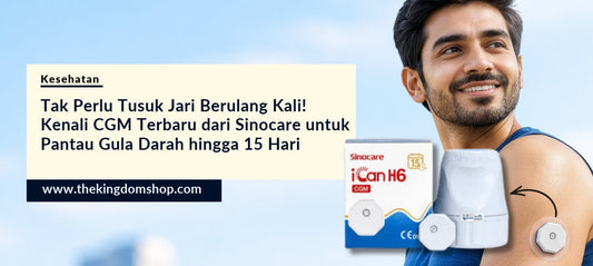 Tak Perlu Tusuk Jari Berulang Kali! Kenali CGM Terbaru dari Sinocare untuk Pantau Gula Darah hingga 15 Hari