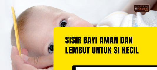 Baby Safe BD195 Comb & Brush: Sisir Bayi Aman dan Lembut untuk Kulit Kepala Si Kecil