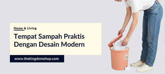 Tempat Sampah Praktis dengan Desain Modern