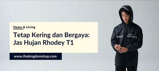 Tetap Kering dan Bergaya: Ulasan Lengkap Jas Hujan Rhodey T1 Pole Hoodie Visor