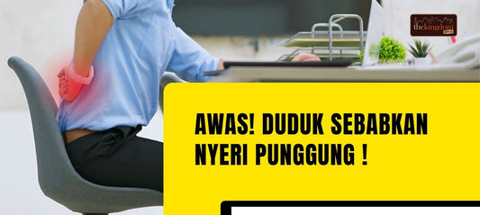 Awas! Duduk Sebabkan Nyeri Punggung !