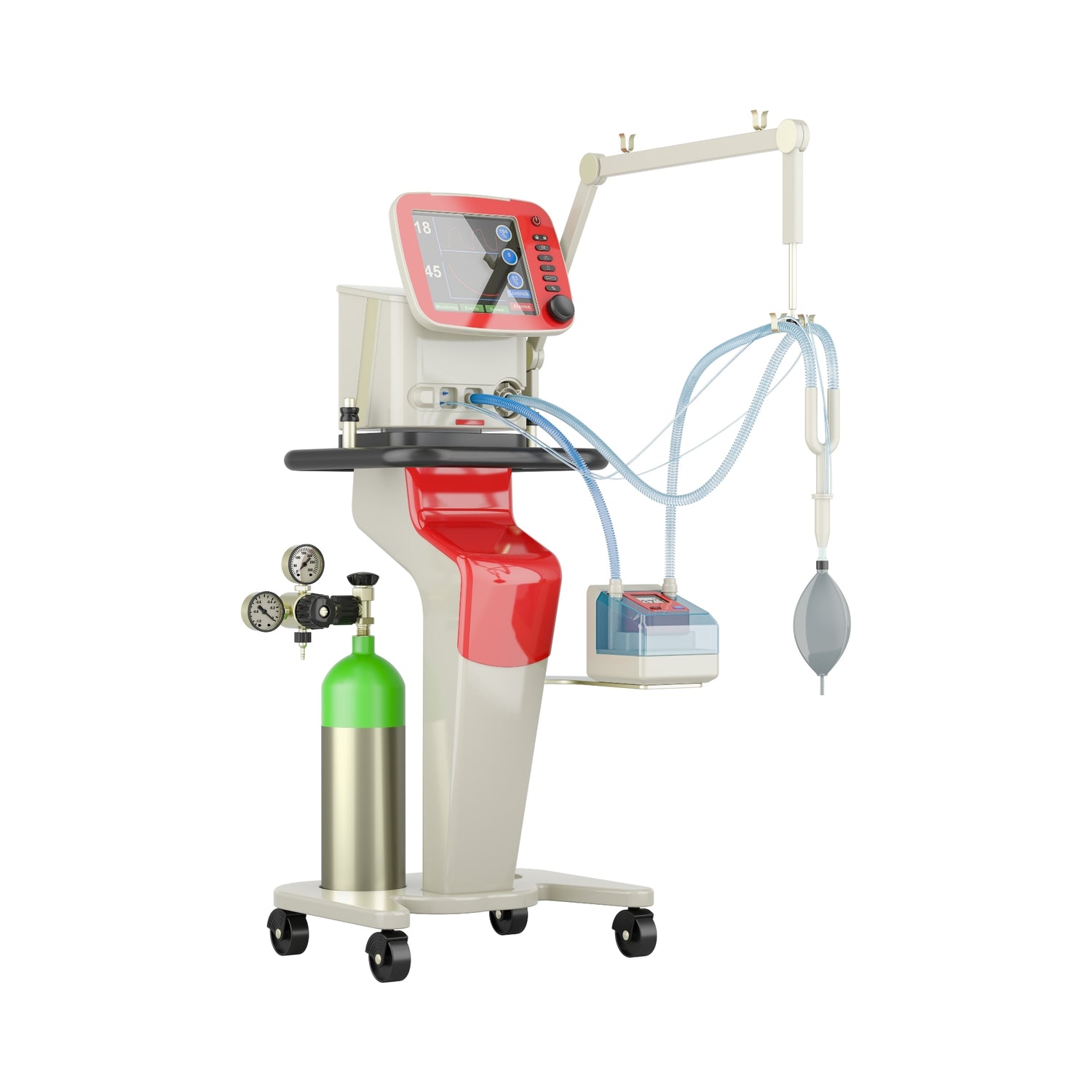 Oxygen Concentrators & Regulators & Ventilators