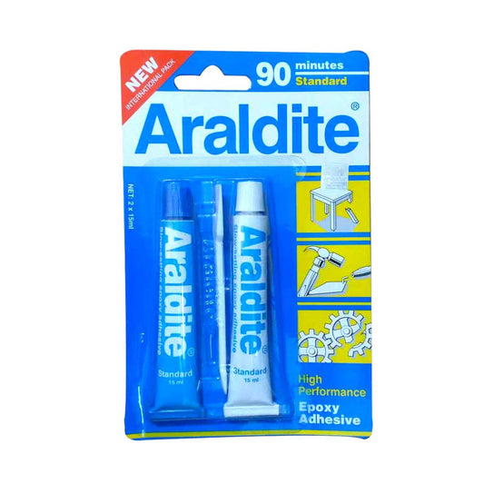 Araldite Standard 2x15ml Blue - The Kingdom Shop