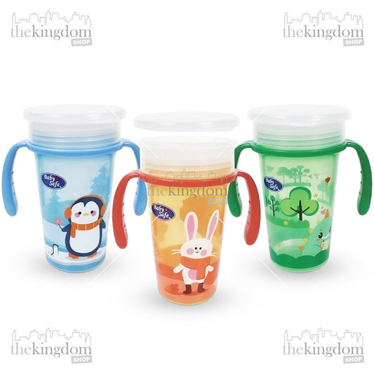 Baby Safe JP038 360° Sipper Cup with Handle 310ml - The Kingdom Shop