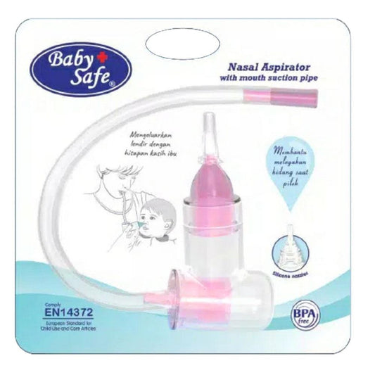 Baby Safe NAS02 Nasal Aspirator with Mouth Suction Pipe - The Kingdom Shop