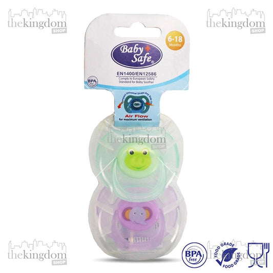 Baby Safe PC02M Pacifier 6-18m /2 - The Kingdom Shop