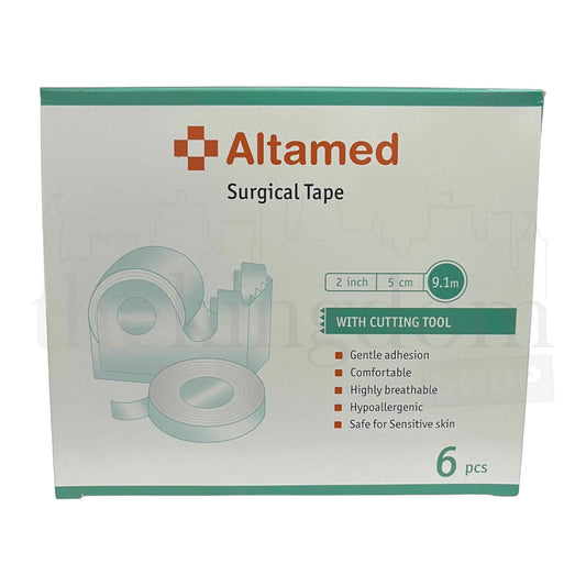 Altamed Surgical Tape 2" 5cm x 9,1m w/ Dispenser /6