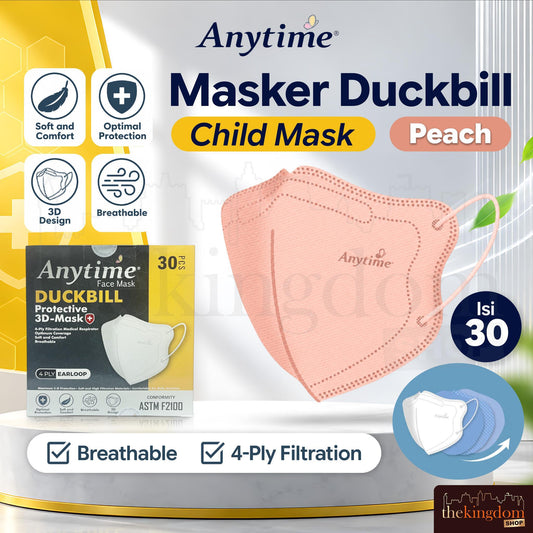 Anytime 4ply Duckbill Child Mask /30