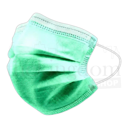 Anytime 4ply Earloop Mediguard Green /50
