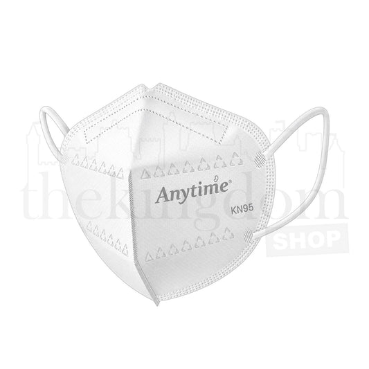 Anytime KN95 5ply Earloop White /3