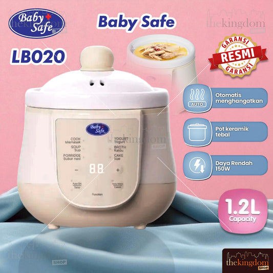 Baby Safe LB020 Slow Cooker Multi Menu 1.2L