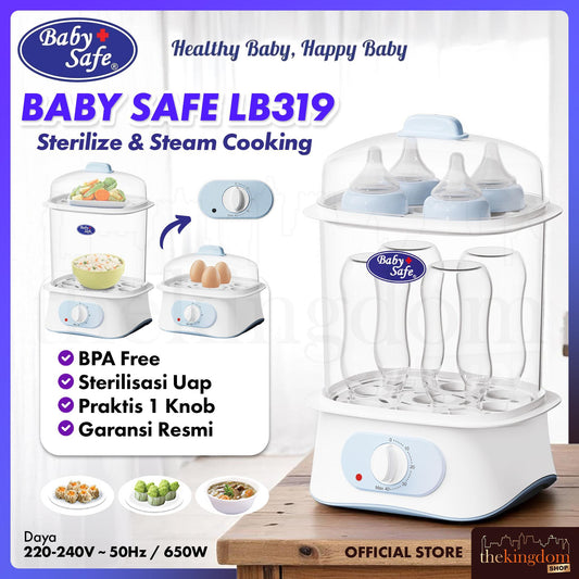Baby Safe LB319 Sterilize & Steam Cooking