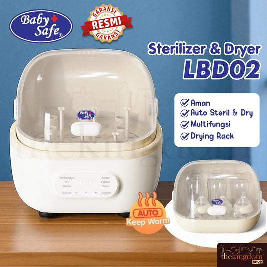 Baby Safe LBD02 Sterilize & Dry with Drying Rack