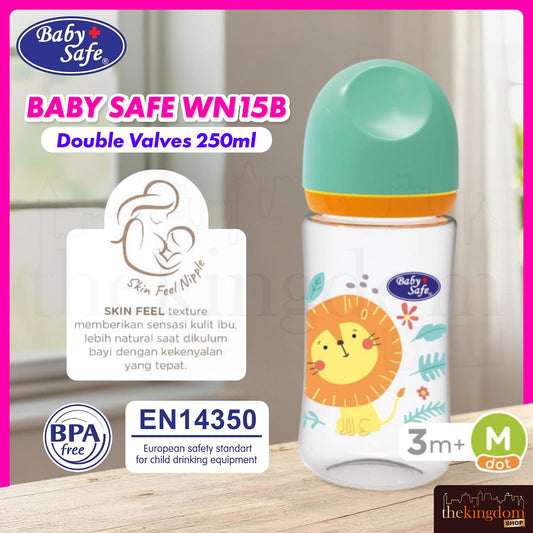 Baby Safe WN15B Bottle with Double Valves 250ml