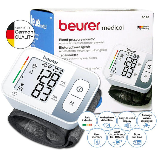 Beurer BM 28 Blood Pressure Monitor + Adapter