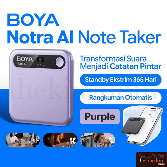 Boya Notra AI Note Taker Purple