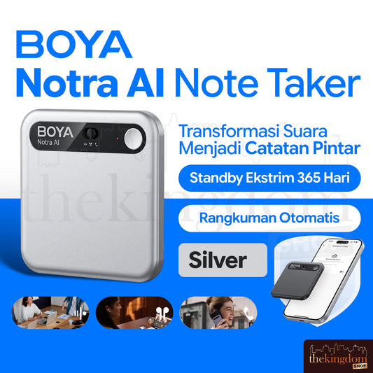 Boya Notra AI Note Taker Silver
