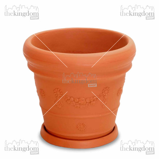 Claris Garden 5501 Terra Pot + 12L Coaster