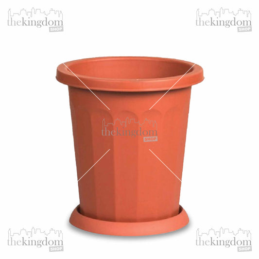 Claris Garden 5718 Flora Pot + Coaster 5.5L