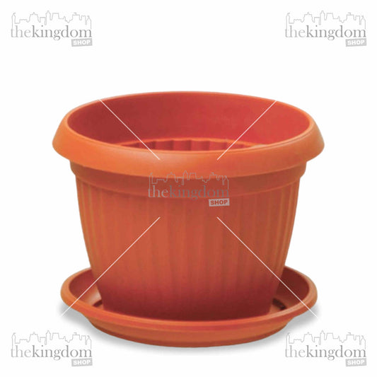 Claris Garden 5835 Florence Pot + Coaster 14.5L