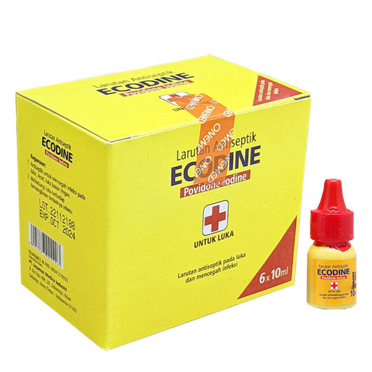 Ecodine Povidone Iodine Antiseptic 10ml /6
