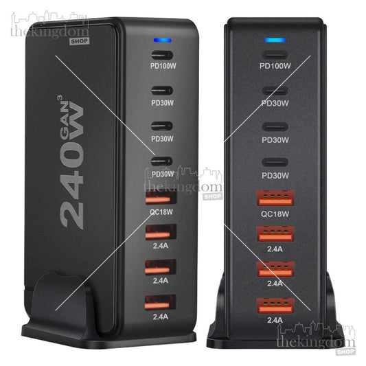 GaN Pro Portable USB Desktop Fast Charger 240W