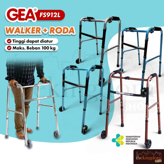 GEA FS912L Walker with Front Wheel