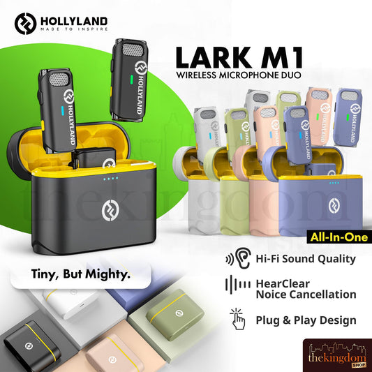 Hollyland Lark M1 Wireless Microphone Duo All In One