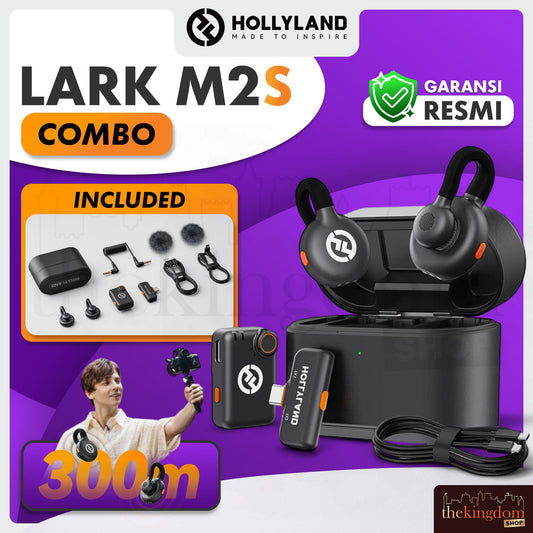Hollyland Lark M2S Wireless Microphone Space Grey