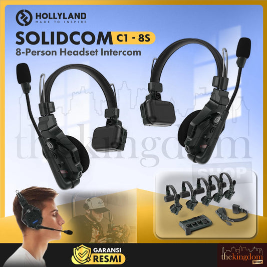 Hollyland Solidcom C1-8S Wireless Intercom System w/ DECT