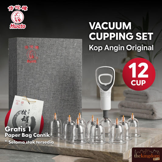 Hwato Vacuum Cupping Set Kop Angin Original /12