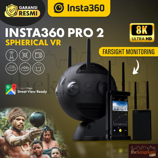 Insta360 Pro II Spherical VR 8K Camera with FarSight Monitoring