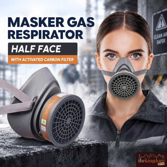KY Masker Gas Respirator Half Face with Activated Carbon Filter