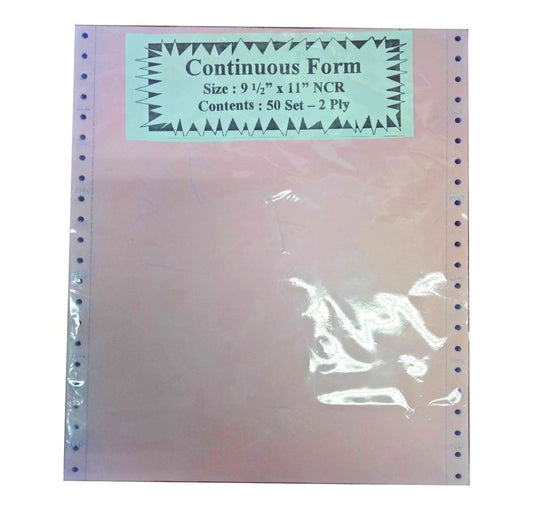 Master Continuous Form 9.5"x11" /50
