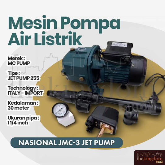 Mesin Pompa Air Listrik Jetpump MC