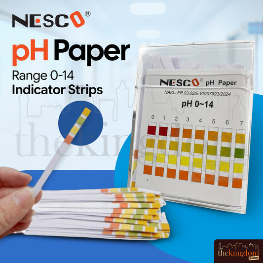Nesco pH Paper 0-14 Indicator Strips