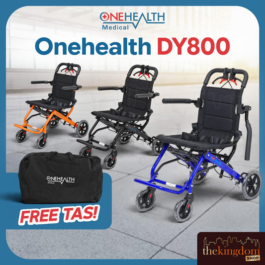 Onehealth DY800 Travel Wheelchair with Handle