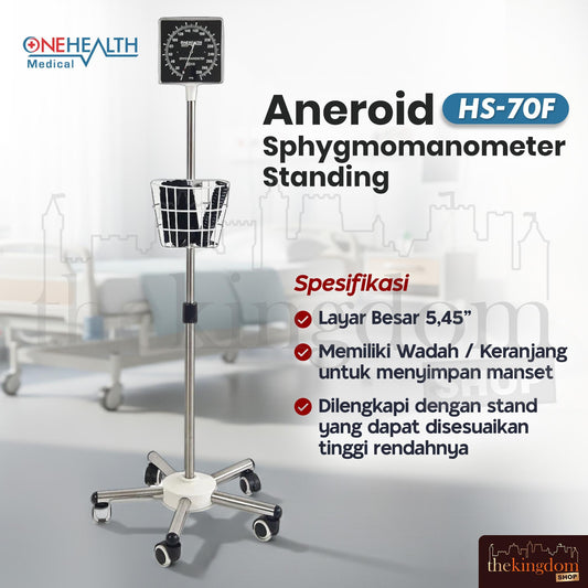 Onehealth HS-70F Aneroid Sphygmomanometer Standing