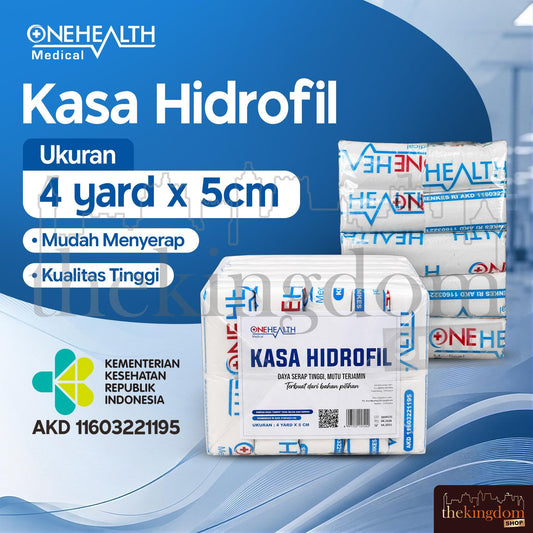 Onehealth Kasa Hidrofil 4yard x 5cm