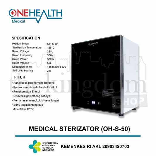 Onehealth OH-S-50 Medical Sterilizer 1 Door