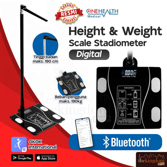 Onehealth RGZ-100 Digital Height & Weight Scale Stadiometer