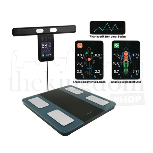 Onemed 858 Timbangan Digital Bluetooth Black