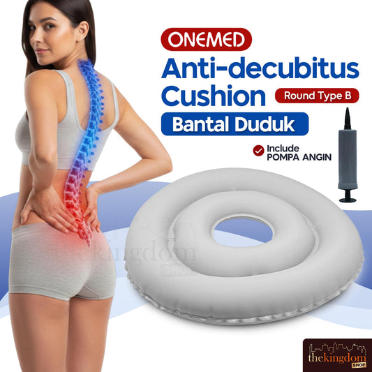 Onemed Anti-Decubitus Round Seat Cushion Type B Grey