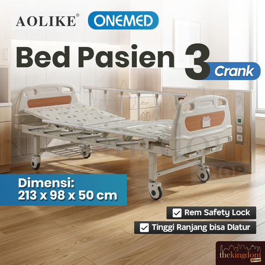 Onemed Aolike Bed Pasien 3 Crank