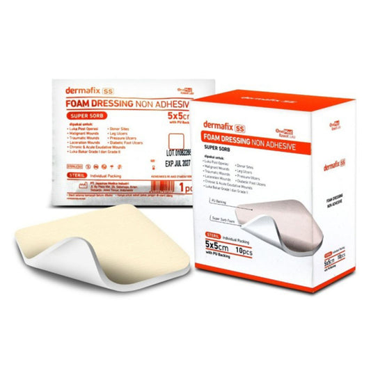 Onemed Dermafix SS 5x5cm Non Adhesive Foam Dressing /1